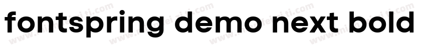 fontspring demo next bold regular字体转换